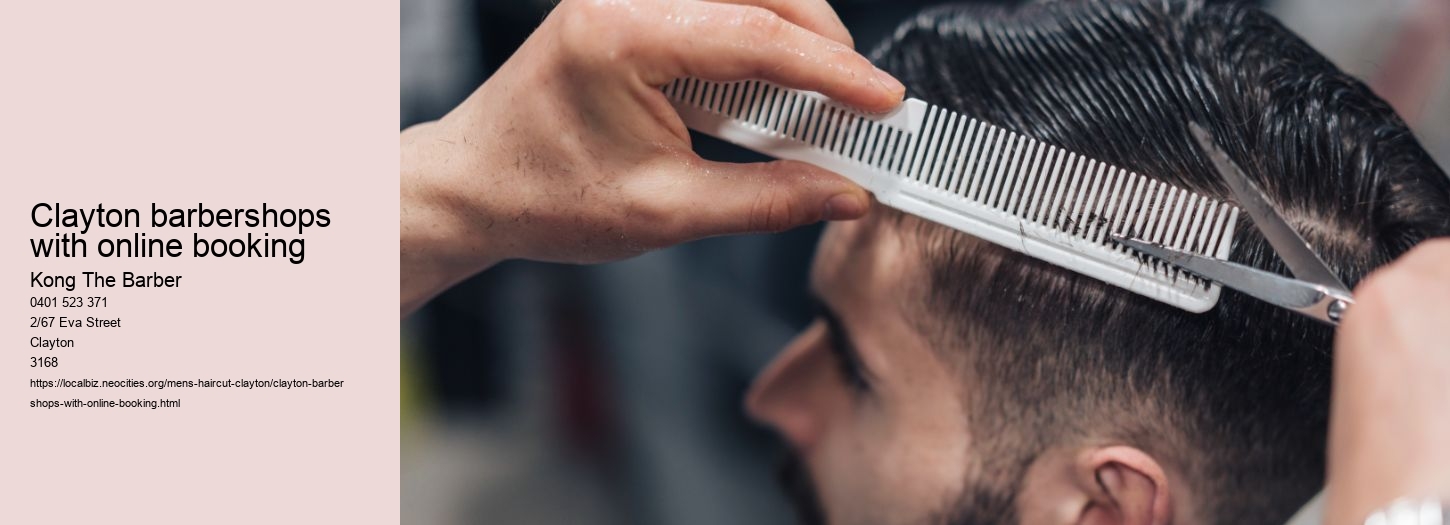 Clayton barbershops with online booking