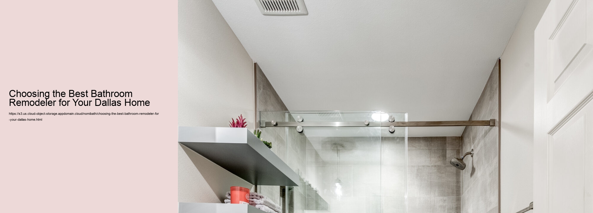 Choosing the Best Bathroom Remodeler for Your Dallas Home
