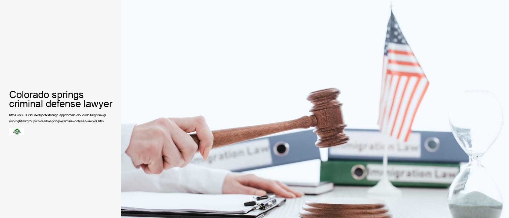 colorado springs criminal defense lawyer
