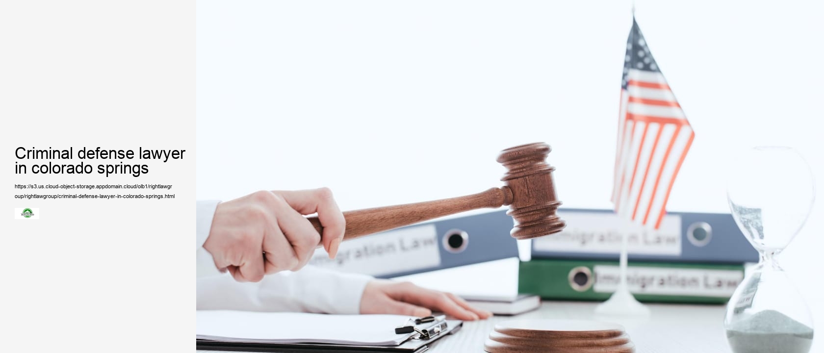 criminal defense lawyer in colorado springs