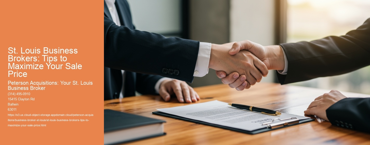 St. Louis Business Brokers: Tips to Maximize Your Sale Price