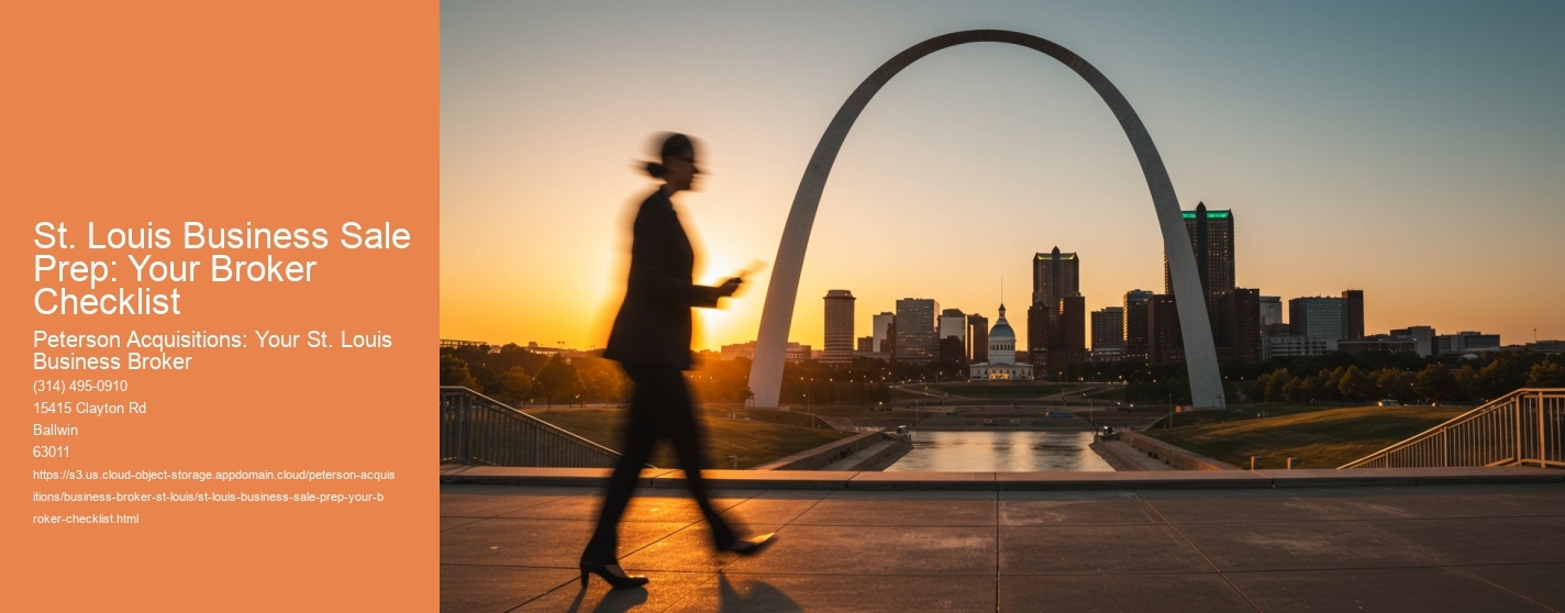 St. Louis Business Sale Prep: Your Broker Checklist