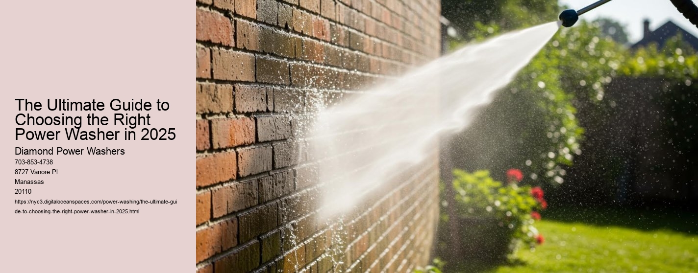 The Ultimate Guide to Choosing the Right Power Washer in 2025
