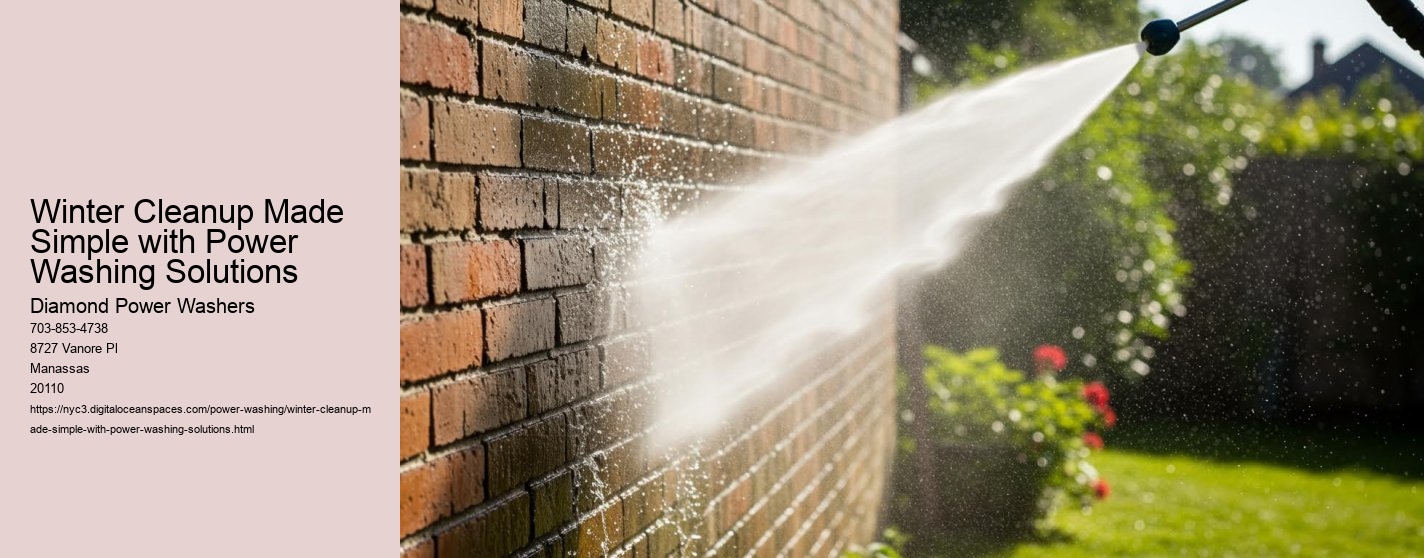 Winter Cleanup Made Simple with Power Washing Solutions