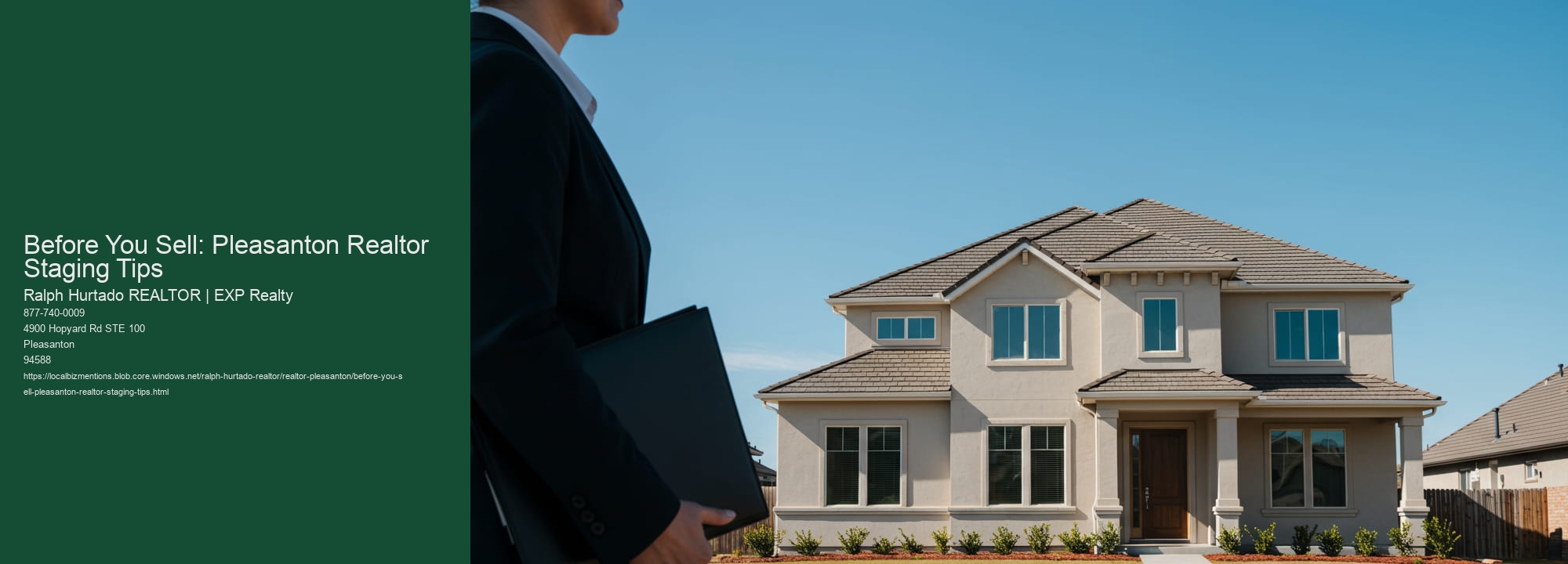 Before You Sell: Pleasanton Realtor Staging Tips