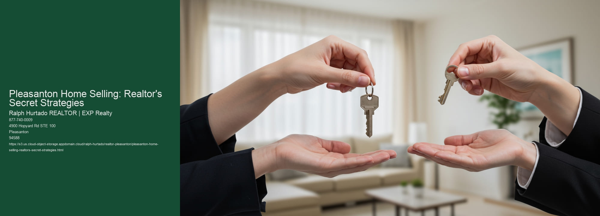 Pleasanton Home Selling: Realtor's Secret Strategies