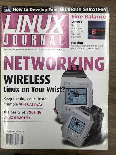Linux Journal Cover Page