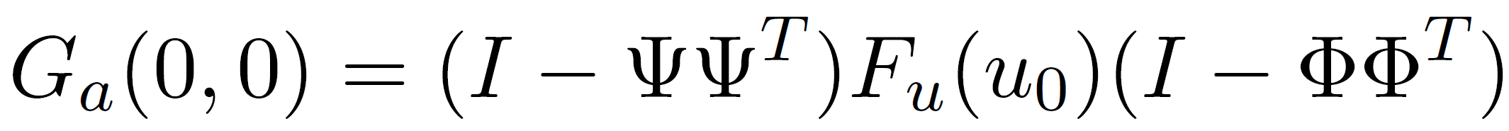 G_a=(I-Psi Psi^T)F_u (I-Phi Phi^T)