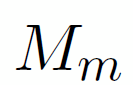 M_m