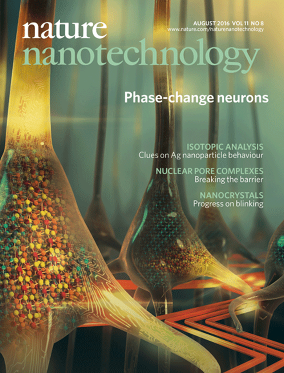 Cover of Nature Nanotechnology