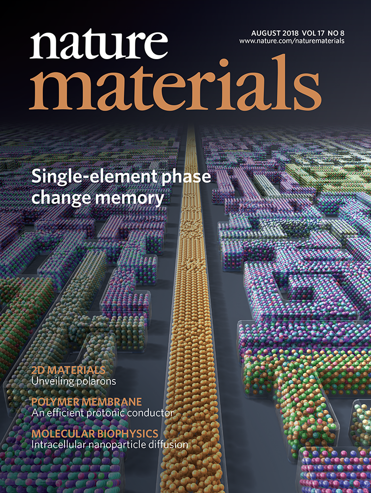Cover of Nature Materials