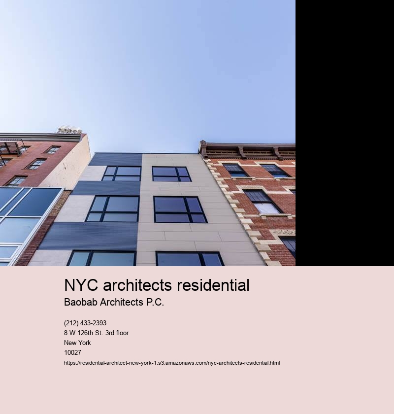 NYC architects residential