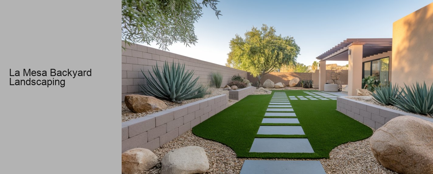 La Mesa Backyard Landscaping