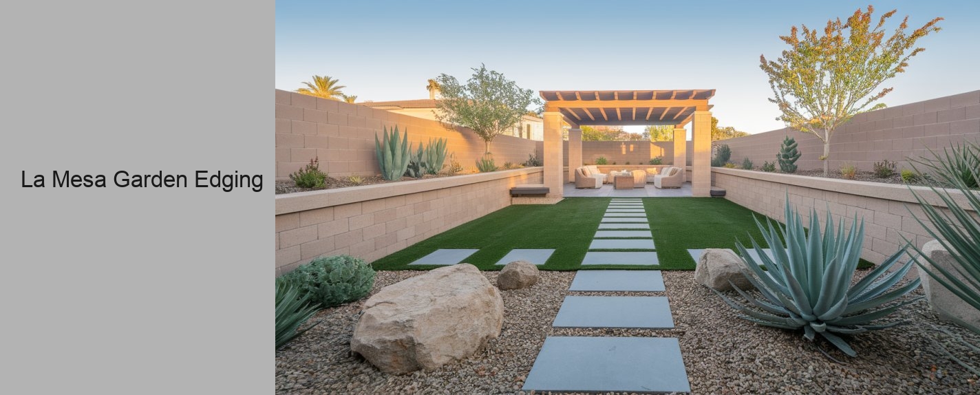 La Mesa Garden Edging