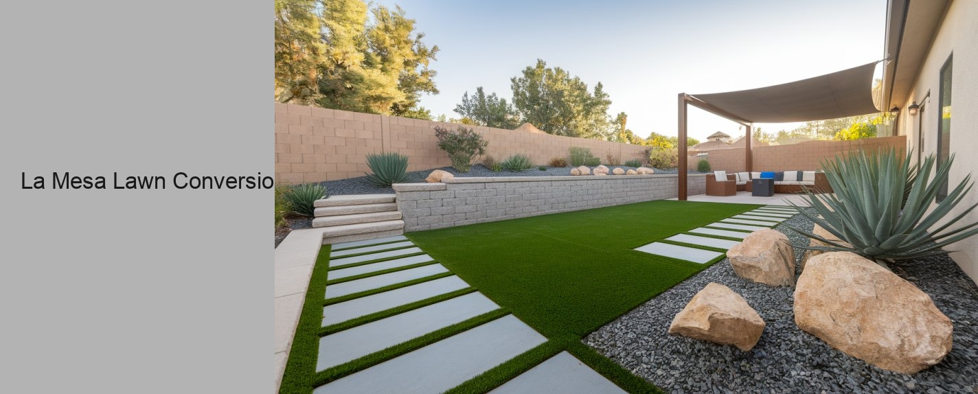 La Mesa Lawn Conversion