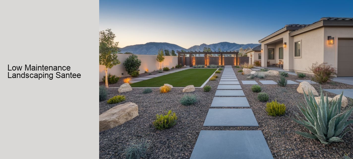 Low Maintenance Landscaping La Mesa