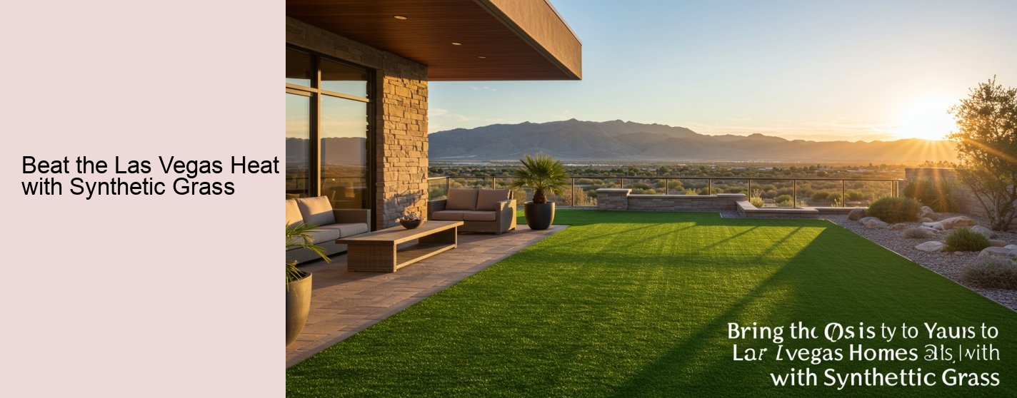 Beat the Las Vegas Heat with Synthetic Grass
