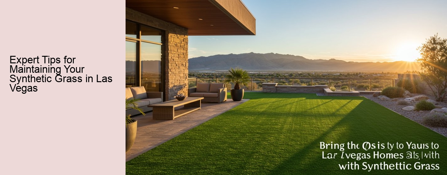 Expert Tips for Maintaining Your Synthetic Grass in Las Vegas
