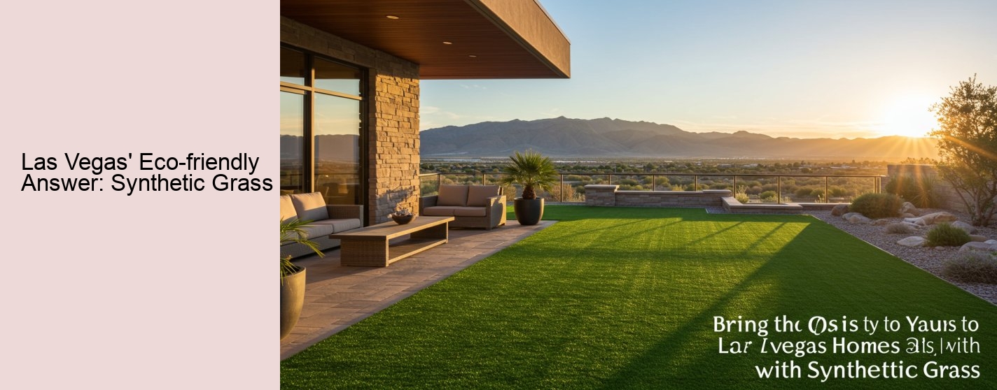 Las Vegas' Eco-friendly Answer: Synthetic Grass