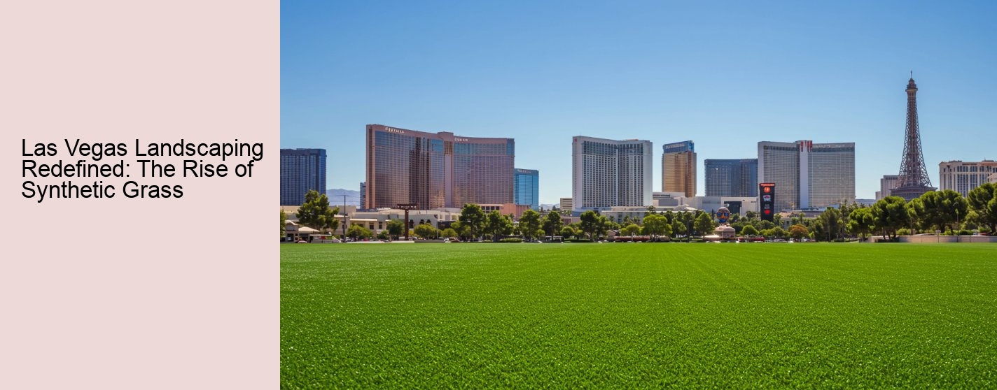 Las Vegas Landscaping Redefined: The Rise of Synthetic Grass