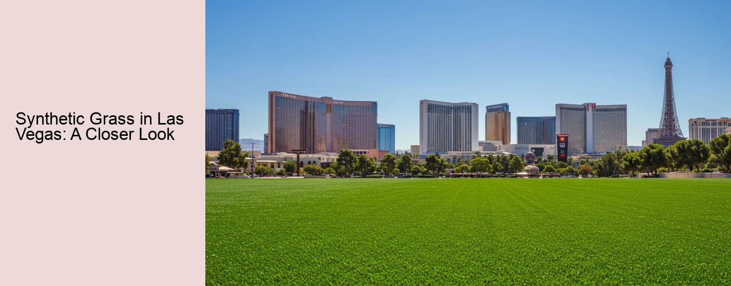 Synthetic Grass in Las Vegas: A Closer Look