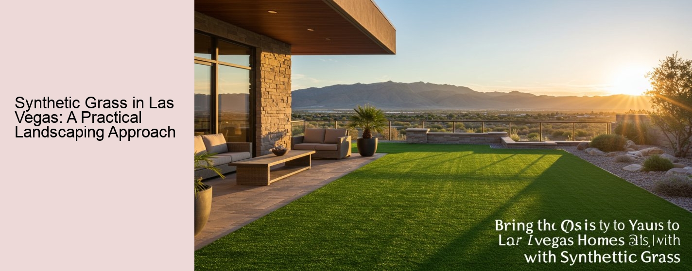 Synthetic Grass in Las Vegas: A Practical Landscaping Approach