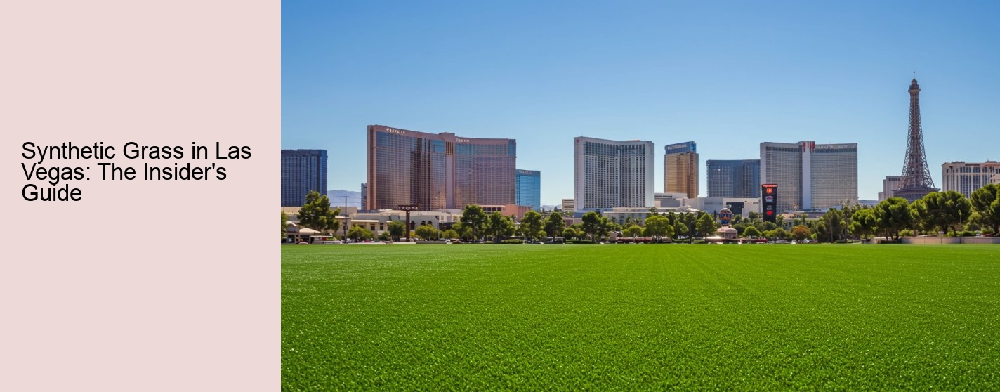 Synthetic Grass in Las Vegas: The Insider's Guide