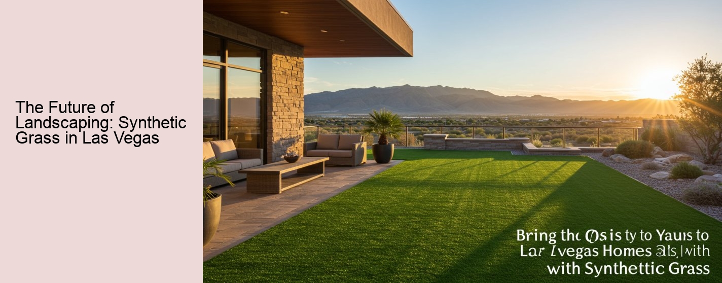 The Future of Landscaping: Synthetic Grass in Las Vegas