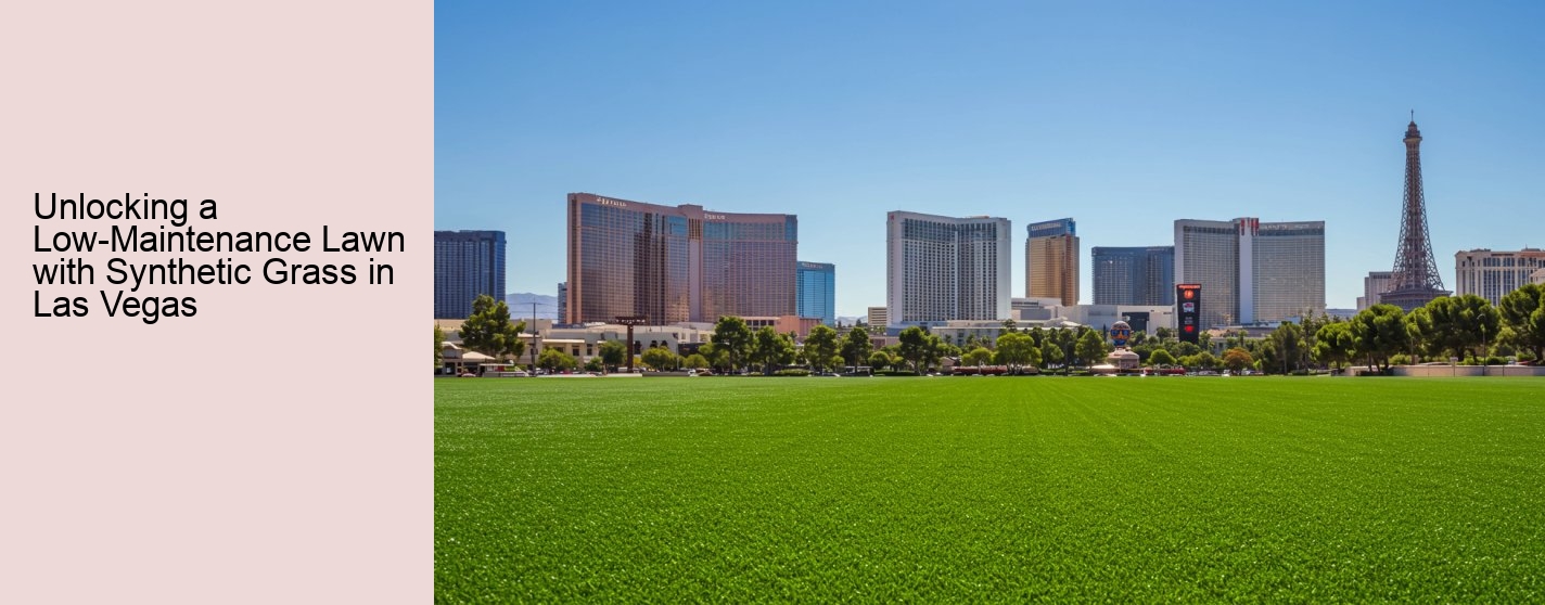 Unlocking a Low-Maintenance Lawn with Synthetic Grass in Las Vegas
