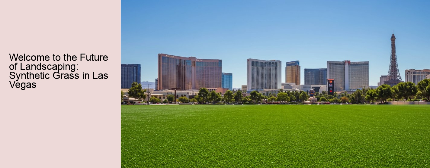 Welcome to the Future of Landscaping: Synthetic Grass in Las Vegas