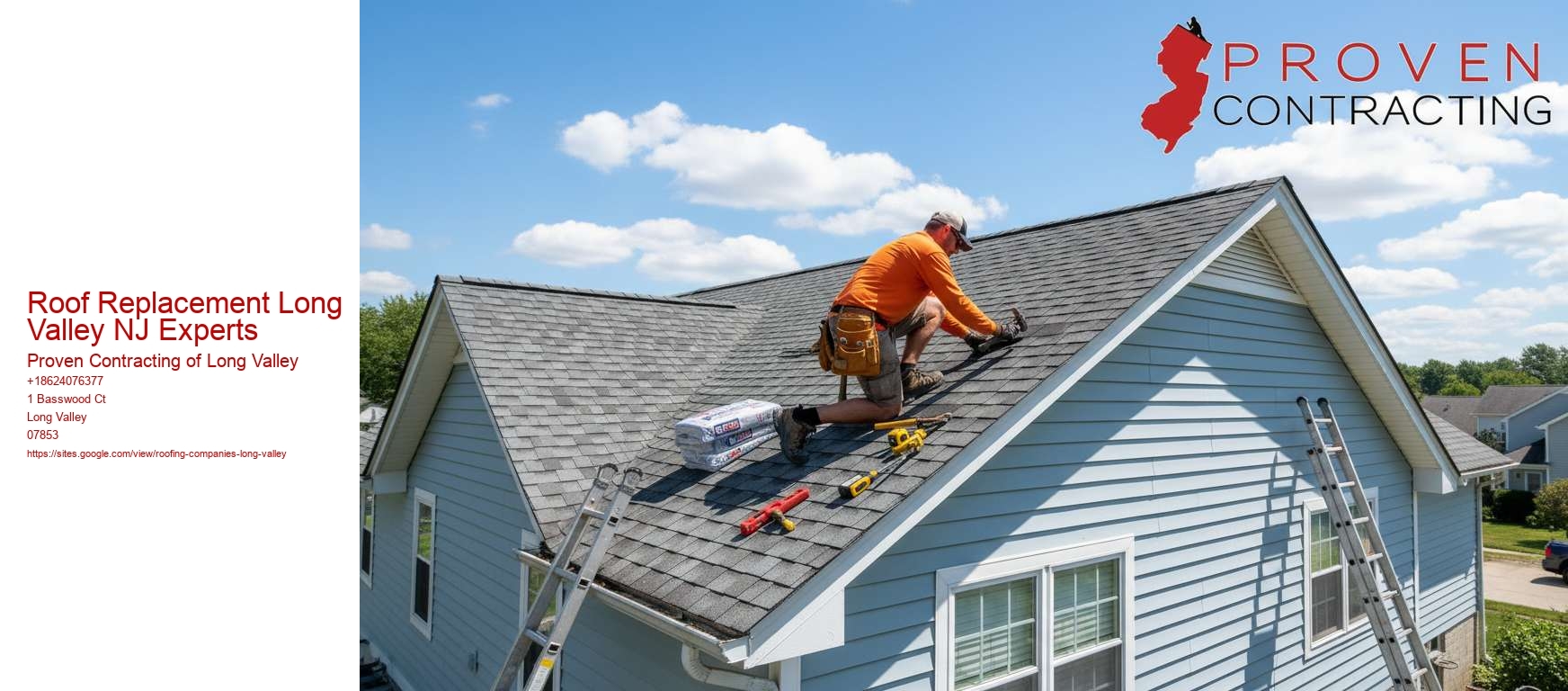 Roof Replacement Long Valley NJ Experts