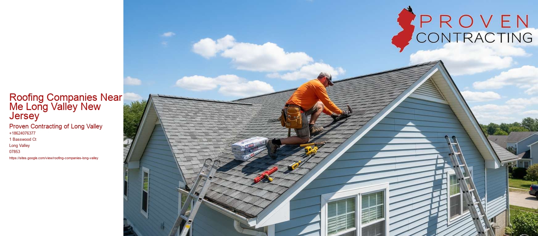 Roofing Companies Near Me Long Valley New Jersey