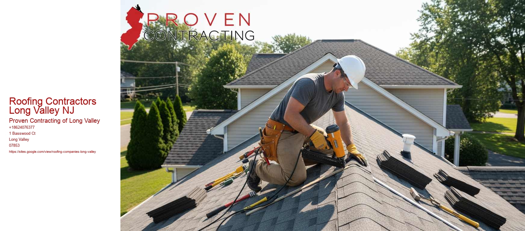 Roofing Contractors Long Valley NJ