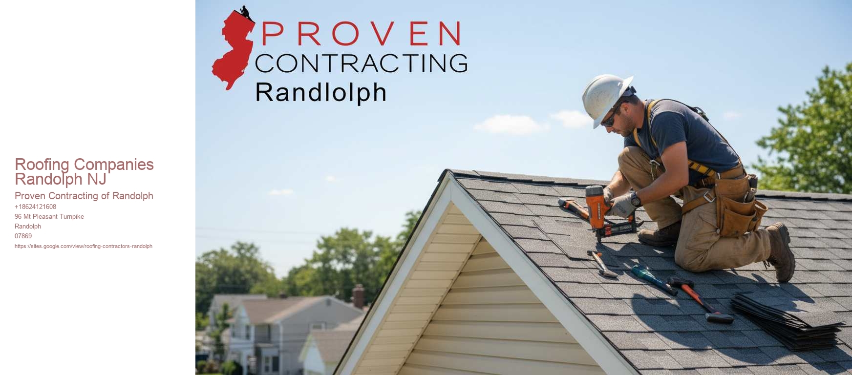Roofing Companies Randolph NJ