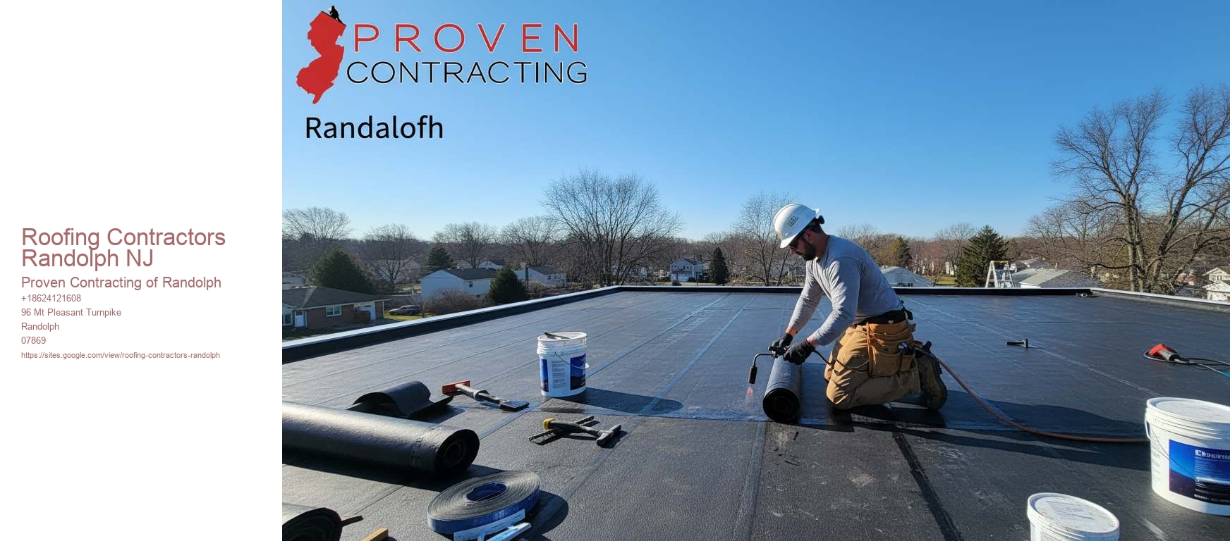 Roofing Contractors Randolph NJ