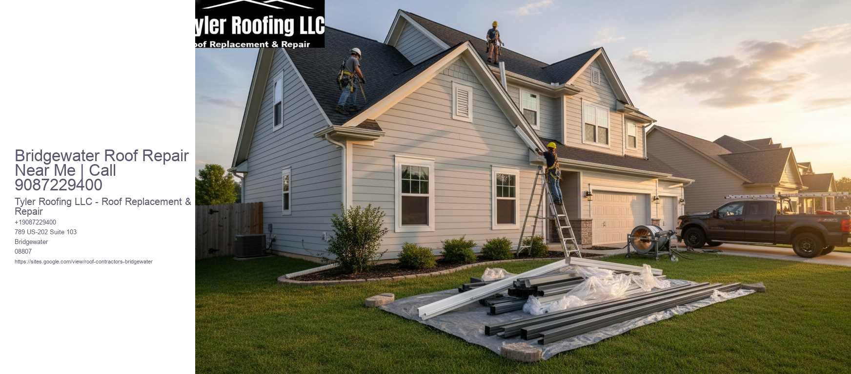 Bridgewater Roof Repair Near Me | Call 9087229400