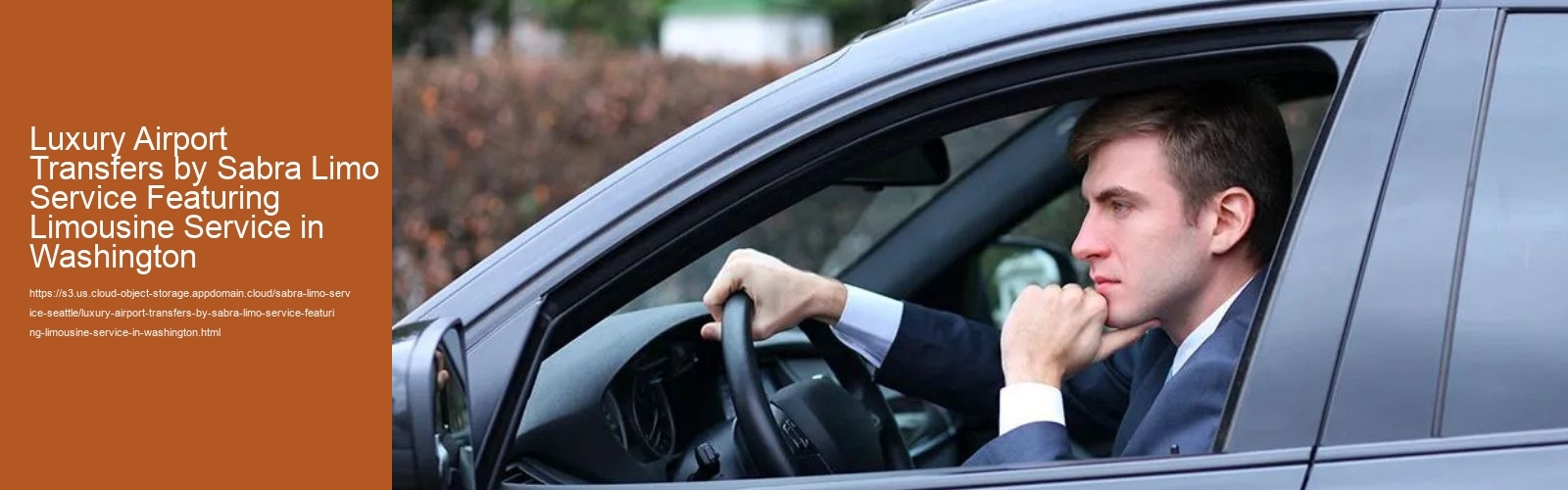 Luxury Airport Transfers by Sabra Limo Service Featuring Limousine Service in Washington