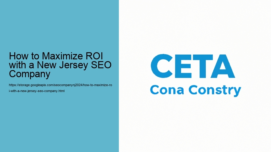 How to Maximize ROI with a New Jersey SEO Company  