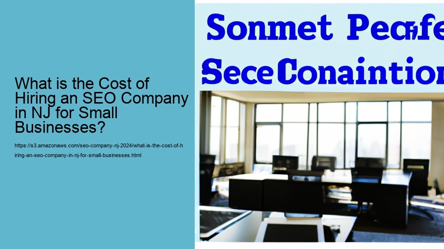 What is the Cost of Hiring an SEO Company in NJ for Small Businesses?