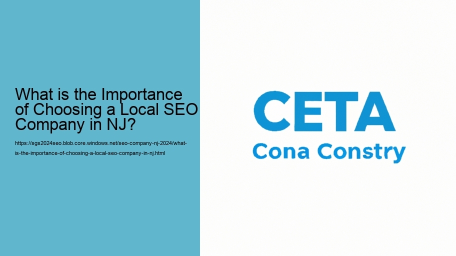 What is the Importance of Choosing a Local SEO Company in NJ?