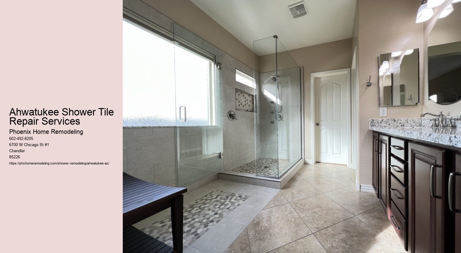 Ahwatukee Shower Tile Repair Services