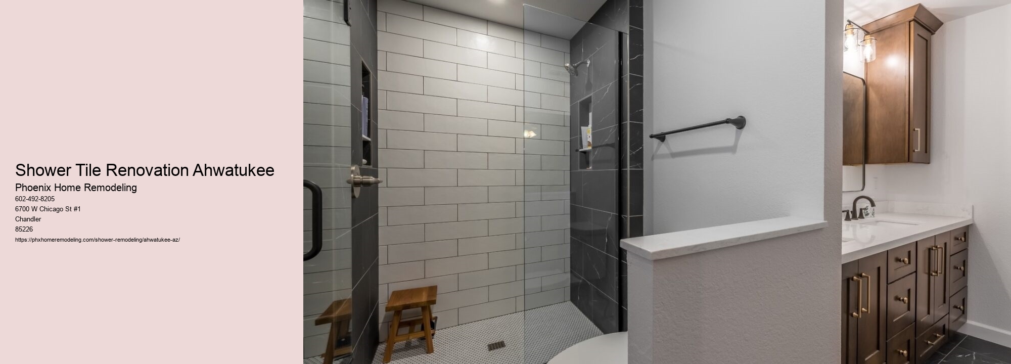 Shower Tile Renovation Ahwatukee