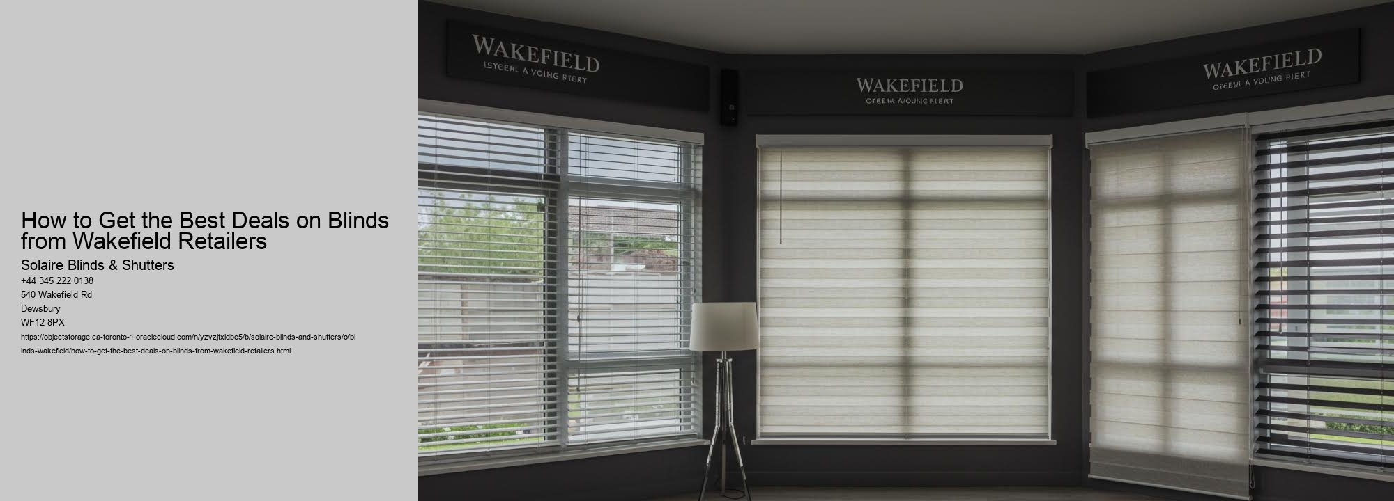 How to Get the Best Deals on Blinds from Wakefield Retailers