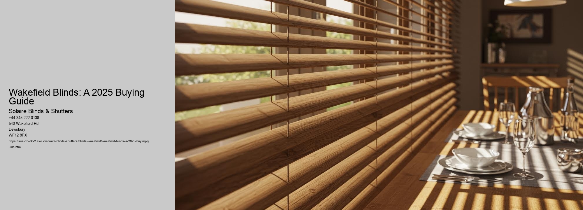 Wakefield Blinds: A 2025 Buying Guide