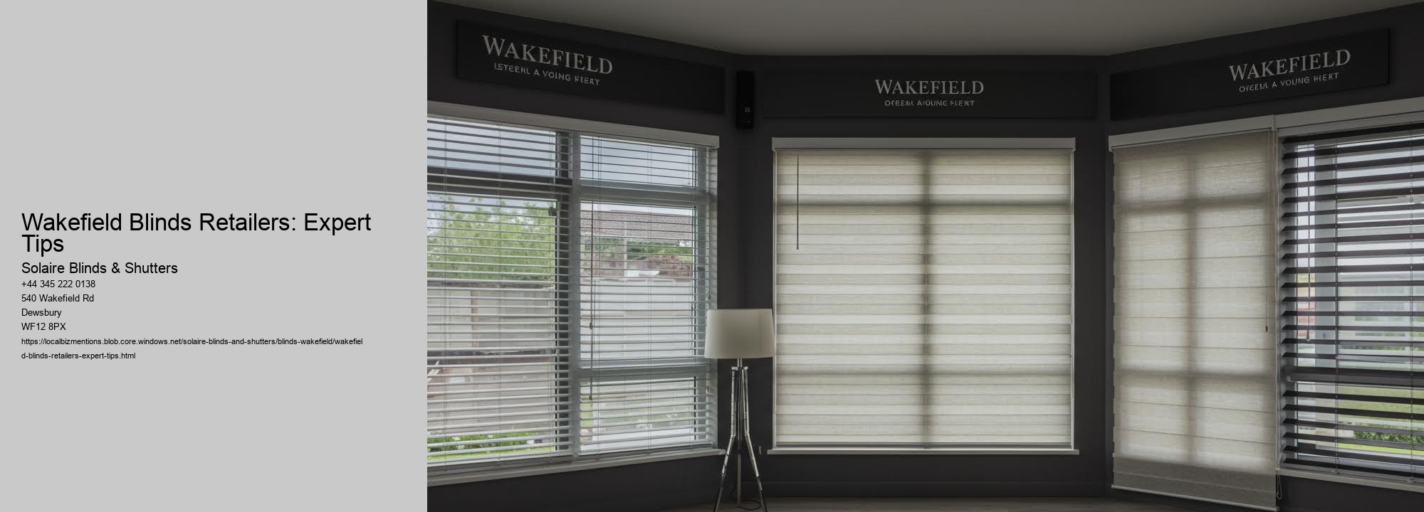 Wakefield Blinds Retailers: Expert Tips