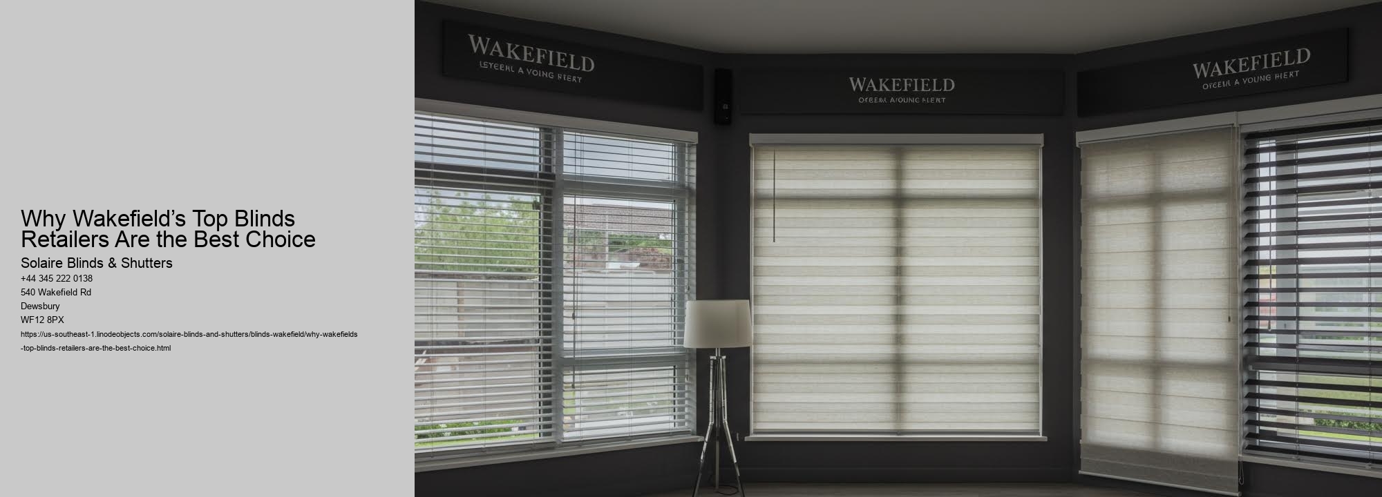 Why Wakefield’s Top Blinds Retailers Are the Best Choice