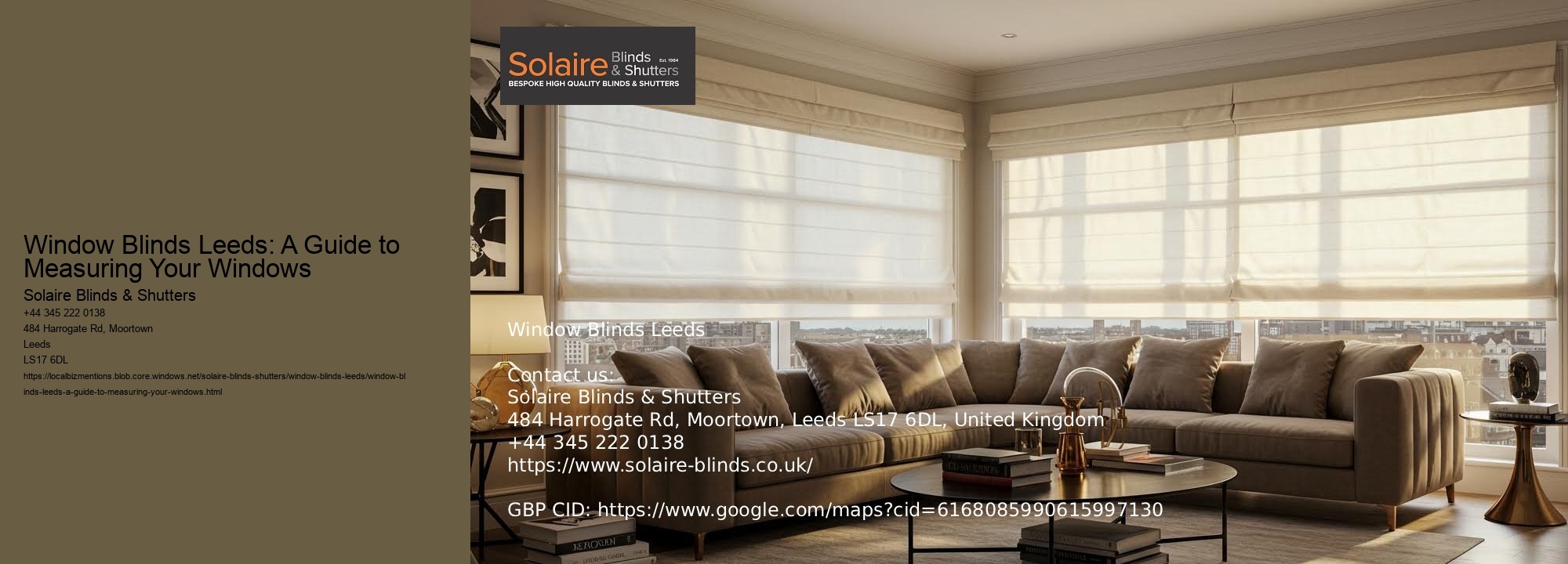 Window Blinds Leeds: A Guide to Measuring Your Windows