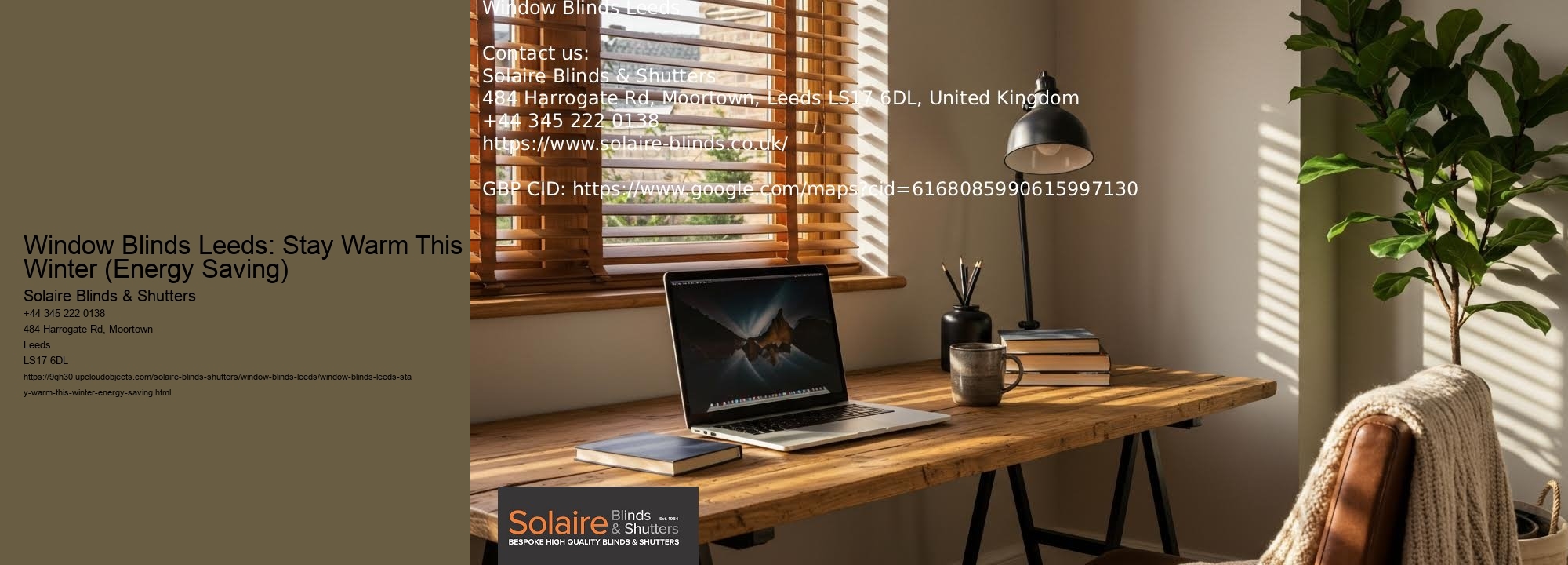 Window Blinds Leeds: Stay Warm This Winter (Energy Saving)