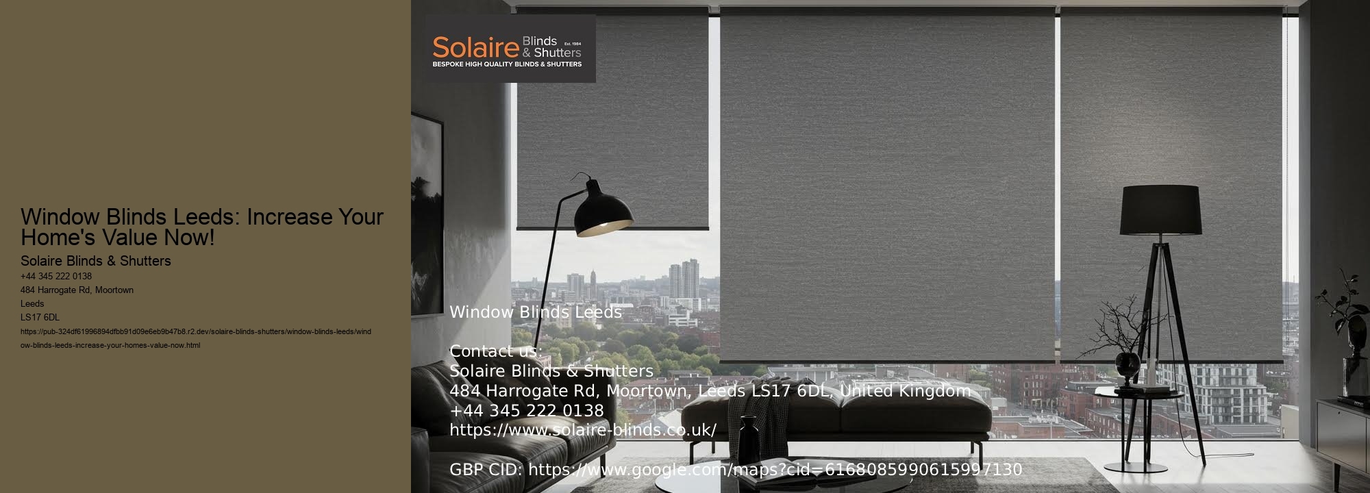 Window Blinds Leeds: Increase Your Home's Value Now!