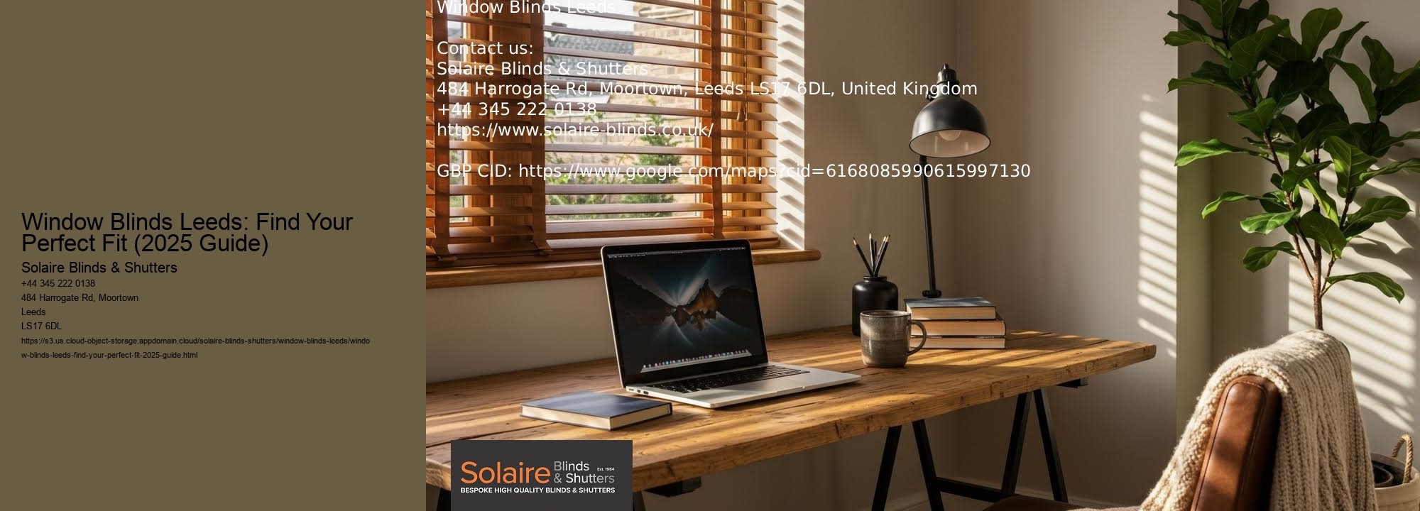Window Blinds Leeds: Find Your Perfect Fit (2025 Guide)